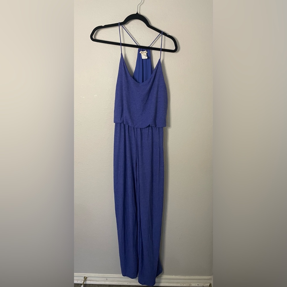 Rolla Coaster V-neck Jumpsuit purple size Medium
